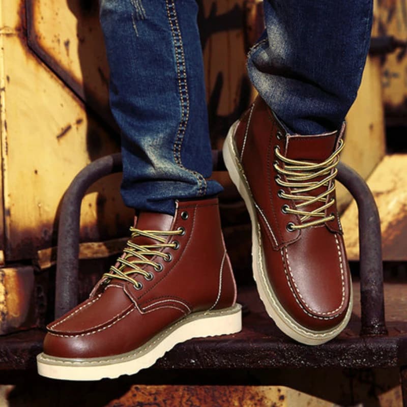 Men's Leather Ankle Boots