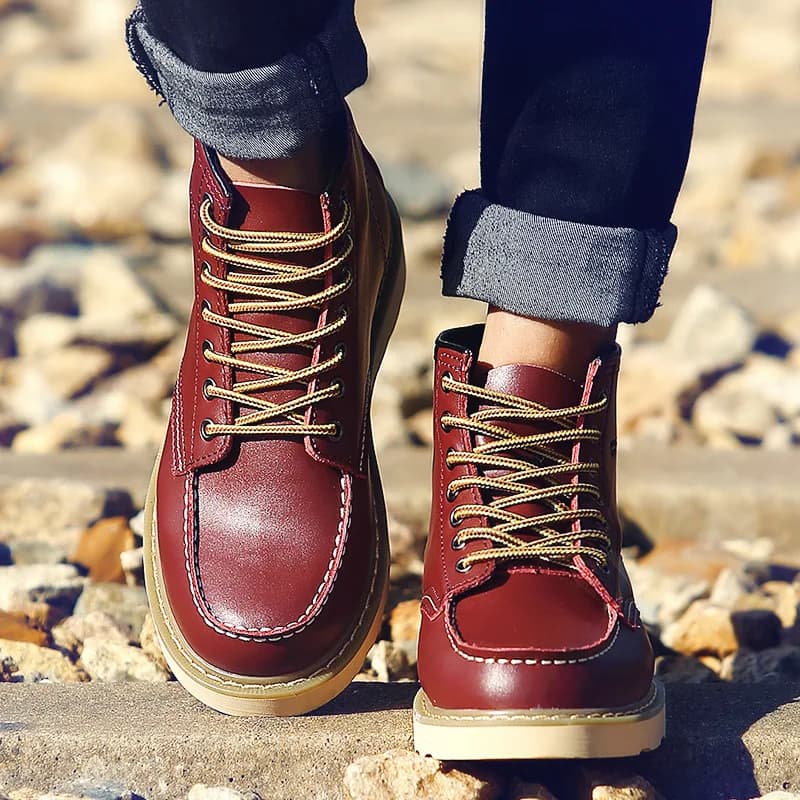 Men's Leather Ankle Boots