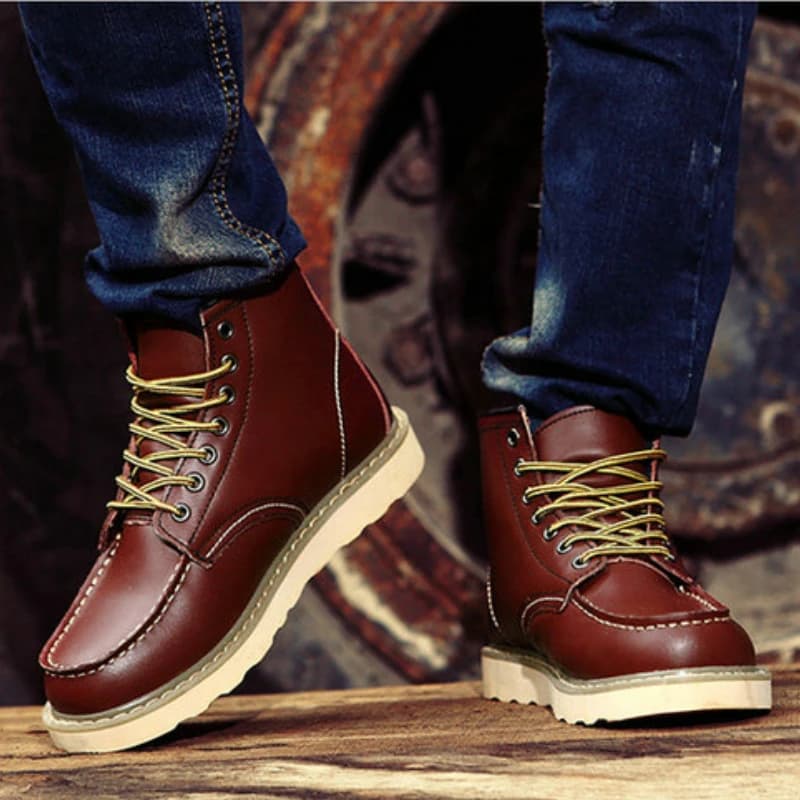 Men's Leather Ankle Boots